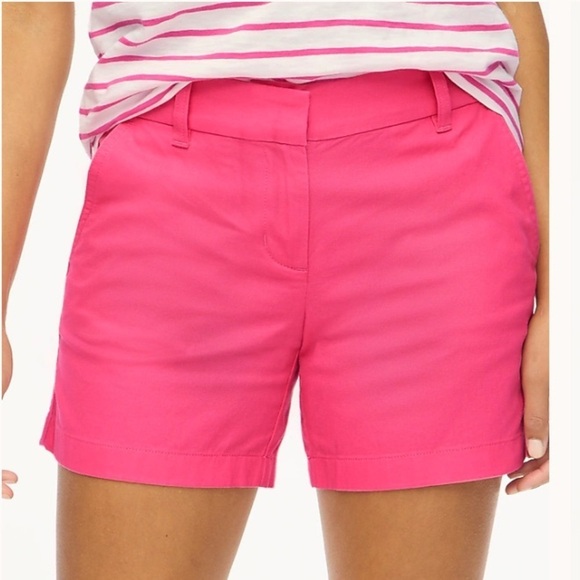 J. Crew Pants - J. Crew 5" Classic Chino Shorts Vivid Begonia Shorts